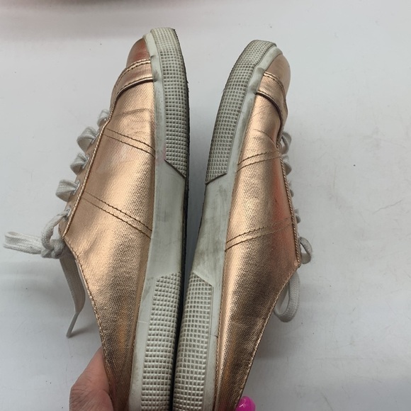 Superga Rose Gold Mule Slip On Sneakers Sz 38. SNK0320D - Picture 6 of 8